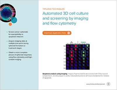 Automated 3D Cell Culture and Screening