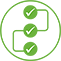 Arbeitsablauf-Symbol