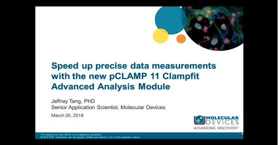 Speed up precise data measurements with pCLAMP 11